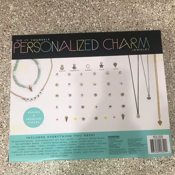 DO IT YOURSELF PERSONALIZED CHARM JEWELRY - Picture 2 of 2